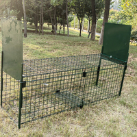 Grande cage piège en treillis métallique pour le contrôle des nuisibles, pour porcupins, coyotes, marmottes, armadillos, loups, renards, chiens et chats sauvages