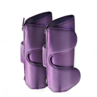 Masseur de jambes à compression d'air pour la circulation, bottes de massage électriques pour les mollets avec chaleur pour soulager l'œdème et favoriser la récupération