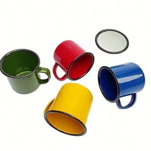 Taza de Café de Metal Esmaltado con Logotipo Personalizado, Taza de Esmalte Personalizada para Promoción, Actividad Corporativa, Regalo Empresarial - Product Image 5