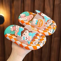 Sandales d'été pour enfants Mules Bébé Garçons Filles Cartoon Sandales pour bébé Talons plats Chaussons solides Cartoon Sandales de jardin pour enfants Chaussures