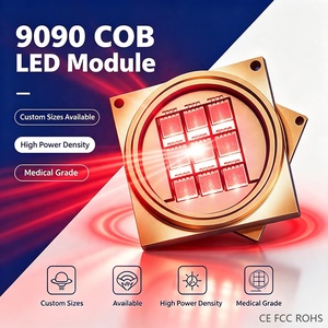 โมดูล LED 9090 COB 800-810 นาโนเมตร แสงสีแดง เกรดทางการแพทย์ ความหนาแน่นพลังงานสูง แบบกำหนดเองสำหรับอุปกรณ์รักษาผิวด้วยโฟโตไบโอโมดูเลชั่น - Product Image 1