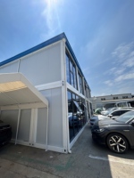 Bâtiment préfabriqué moderne pour bureaux et hôtels, maison modulaire en conteneurs à deux étages