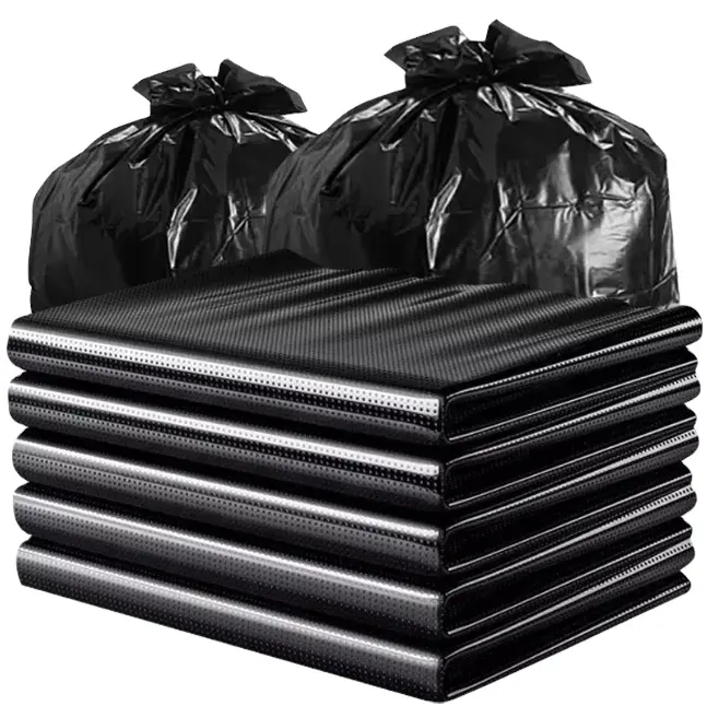 Сверхпрочные мешки для мусора, устойчивые к разрыву, промышленные пакеты для мусора, для домашнего офиса