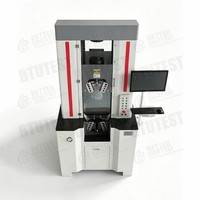 Máquina de Ensayo Universal Servo-Hidráulica Automática con 1 Año de Garantía, Equipo de Ensayo de Tracción ASTM, Compresión Plana, 220V, Uso en Laboratorio