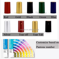 Meilleure vente Offre Spéciale en stock Capsules thermorétractables en PVC 30x60mm Capsule étanche pour bouchon de bouteille de vin avec logo personnalisé acceptable