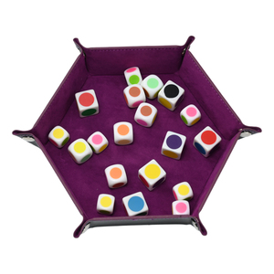 <span class=keywords><strong>Dés</strong></span> colorés pour <span class=keywords><strong>jouer</strong></span> <span class=keywords><strong>avec</strong></span> 6 couleurs pour jeux de société Jeux de table pour enfants Jouets éducatifs - Product Image 6