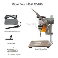 Perceuse de table électrique portable mini haute précision à vitesse variable pour bricolage, avec support de moteur PCB et roulement, pour le bois et les petits travaux de perçage