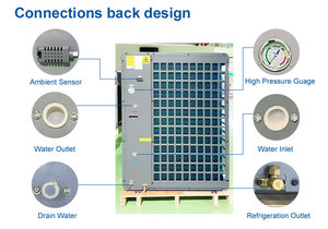 Trung Quốc Nhà sản xuất 18kw 20kW nguồn không khí bơm nhiệt Evi monoblock loại không khí để bơm nhiệt nước với wifi cảm ứng thông minh hiển thị - Product Image 4