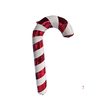 Canne à sucre gonflable PVC boule géante extérieure résistant aux intempéries sérigraphie étanche publicité événement noël 8m mer