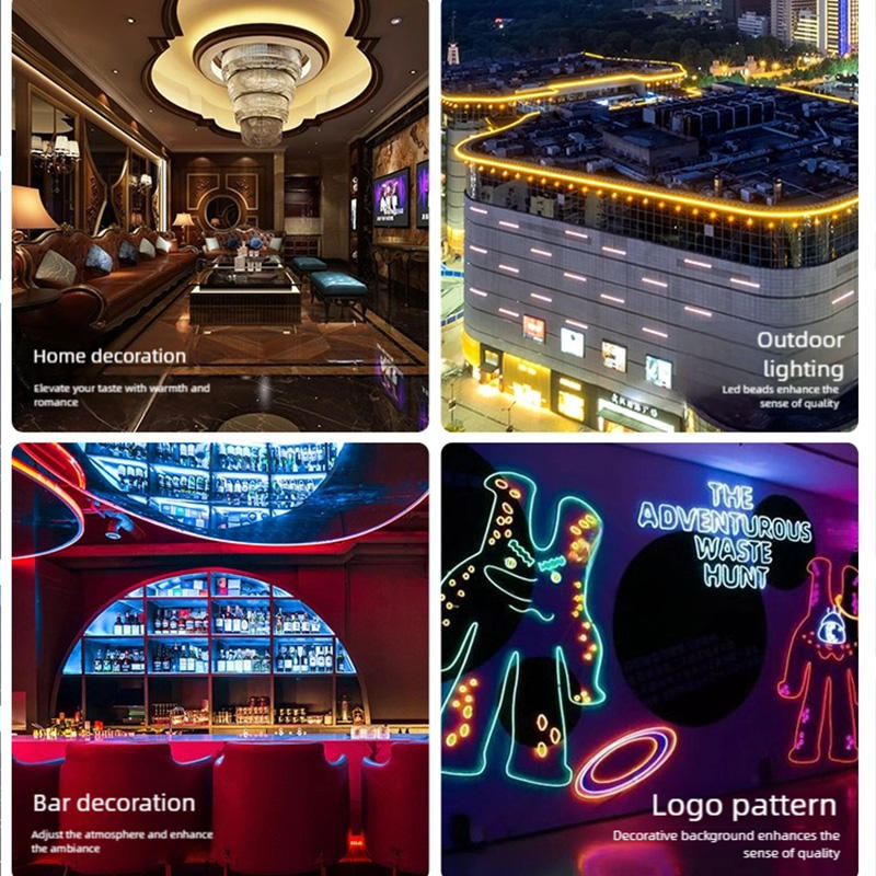 OEM ODM High Quality Single Color Neon Led Strip Light Waterproof 12V 24V 5m/10m