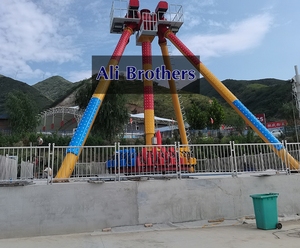 Chaises volantes LED en forme de dinosaure, manège à <span class=keywords><strong>pendule</strong></span> géant, 10+ attractions de parc pour adultes, pour Sinorides Flying Chairs 120 en fibre de verre et acier - Product Image 4