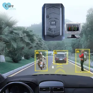 CareDrive Vehicle AI Pedestrian Detection Forward Collision Lane Departure Headway Monitoring Driving Safety Warning Systems