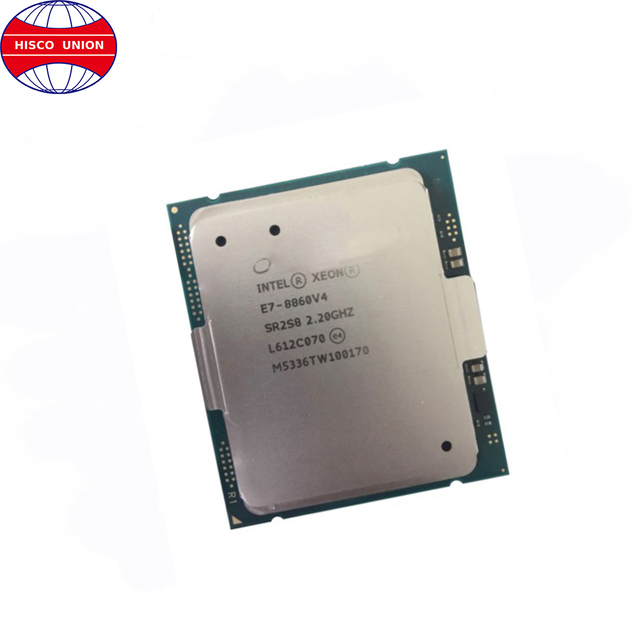 Xeon E7-8860V4 CPU 18-cores 2.20GHz 45MB 14nm Server Processor FCLGA3647 Socket 64-Bit Virtualization Technology