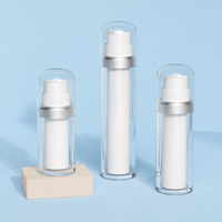 Flacon sans air avec doublure intérieure remplaçable, en plastique PP, vide, distributeur sous vide, réutilisable, pour emballage de liquides cosmétiques