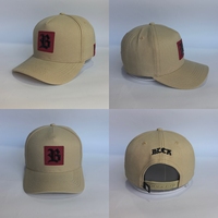 Gorra de Béisbol Ajustable con Parche Bordado del Logotipo 'B' en Color Caqui para Hombre y Uso Diario