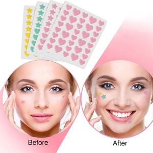 Adesivo per Acne impermeabile a forma di <span class=keywords><strong>cuore</strong></span> colorato naturale per <span class=keywords><strong>pelle</strong></span> di brufoli - Product Image 5