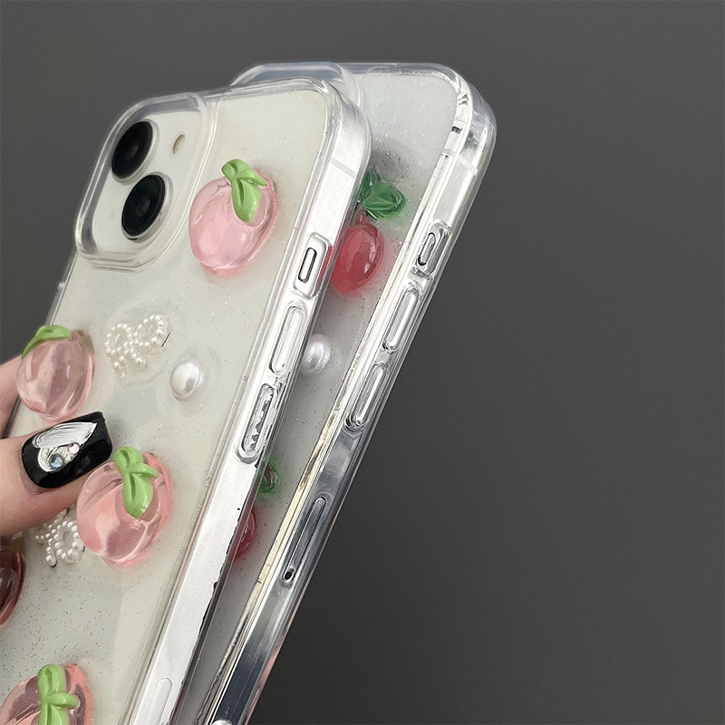 Cherry Phone Case - Kawaii 3D Design for Iphone 17 Air Cherry Phone Case - Kawaii 3D Design for Iphone 17 Air