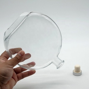 Bouteille <span class=keywords><strong>de</strong></span> boisson en verre transparente ronde petite et vide pour vodka, <span class=keywords><strong>gin</strong></span>, whisky, mini bouteille <span class=keywords><strong>de</strong></span> liqueur <span class=keywords><strong>de</strong></span> 50 ml, 100 ml, 250 ml, 500 ml, pour café, <span class=keywords><strong>lait</strong></span> - Product Image 6