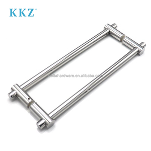 Kkz thương mại hiện đại cửa gỗ lối vào kéo xử lý 201/304 thép không gỉ lớn cửa sổ kính xử lý bán buôn - Product Image 6