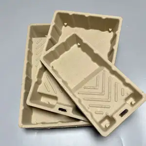 環境にやさしい成形紙パルプハードウェアツール大型ペイントトレイ