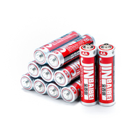 Venta al por mayor 1,5 V AA Tamaño Zinc Carbon Battery R6 Baterías primarias de celda seca ampliamente utilizadas para electrodomésticos