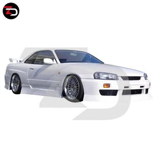 ชุดแต่งรอบคันแบบ URAS Type 4 สำหรับ <span class=keywords><strong>Skyline</strong></span> <span class=keywords><strong>R34</strong></span> GTT 2 ประตู <span class=keywords><strong>ราคา</strong></span>โรงงาน ประกอบด้วยกันชนหน้า กันชนหลัง และสเกิร์ตข้าง - Product Image 2