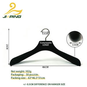 Groothandel ABS Plastic Kledinghangers op Maat met Eigen Logo, Hoge Kwaliteit, Enkelvoudige Hangroede voor Winkels en Modeshows - Product Image 2