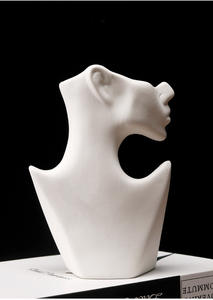 Élégance grecque tête statue sculpture artiste décoration de la maison <span class=keywords><strong>visage</strong></span> humain <span class=keywords><strong>vase</strong></span> - Product Image 2
