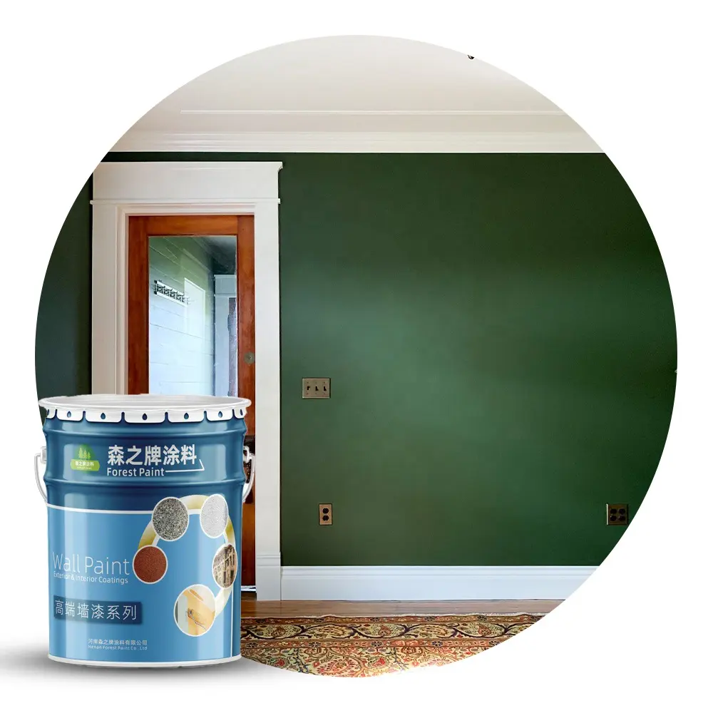 China Economical House Wall Use Paints Colors Water Based Acrylic Interior Wall Paint Home Decoration Silk Emulsion Paint