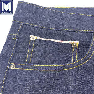 <span class=keywords><strong>Jeans</strong></span> in Denim Grezzo Selvedge 100% Cotone Organico Pesante 17oz Stile Giapponese a Cono Corto per <span class=keywords><strong>Uomo</strong></span>, Prezzo Diretto di Fabbrica - Product Image 6