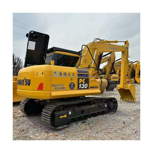 Excavatrice Komatsu PC130-7 d'occasion, d'origine japonaise, PC130 13 tonnes, mini-pelle sur chenilles, équipement lourd, excavatrice - Product Image 1