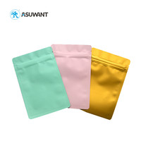 Sachet alimentaire plat laminé en aluminium imprimé numériquement sur mesure, scellé sur trois côtés