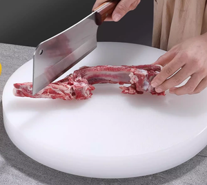 공장 가격 항균 HDPE 플라스틱 원형 1.5cm 두께 주방용 도마 과일 도마 항취 - Product Image 2