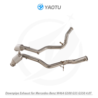 Tuyau de descente YT avec catalyseur pour Mercedes Benz W464 G500 G55 G550 4.0T, tuyaux d'échappement de haute qualité, vente directe d'usine