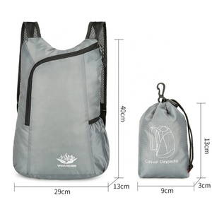 Custom LOGO Printed Polyester Nylon <b>Backpacks</b> <b>Lightweight</b> Travel Waterproof Promotion Foldable <b>Backpacks</b> - Product Image 2
