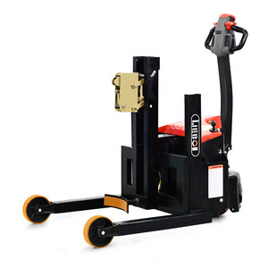 전동식 <span class=keywords><strong>350kg</strong></span> 400kg 배럴 리프터 배터리 구동 오일 드럼 운반 트럭 드럼 리프터 자재 운반 장비 - Product Image 3