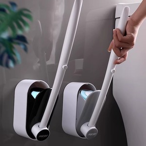 Ascor Disposable <b>Toilet</b> <b>Brush</b> Wall Mounted <b>Replacement</b> <b>Head</b> Modern Design Easy Clean Bathroom Cleaning Tool - Product Image 3