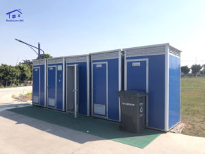 Baño Portátil Prefabricado Modular Moderno, Ducha Móvil, Baño Exterior en Contenedor de Acero para Uso en Parques y Oficinas - Product Image 6