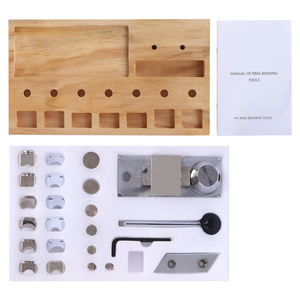 Gioielleria Kit gioielli orecchino dispositivo strumenti di piegatura metallo strumenti Mini anello di piegatura macchina a mano anello Bender strumento - Product Image 5