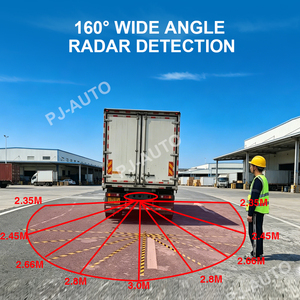 Caméra AHD intégrée avec <span class=keywords><strong>radar</strong></span> micro-ondes 11 GHz étanche, anti-collision et grand angle pour Reach Stacker portuaire et camion benne minier - Product Image 5