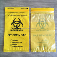Sacs de transport médicaux inviolables à fermeture éclair, pochettes en plastique imprimées pour l'emballage et l'expédition de médicaments