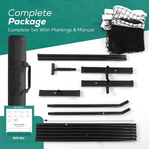 Pickleball <span class=keywords><strong>Net</strong></span>, 22 ft quy định kích thước xách tay dưa bóng <span class=keywords><strong>net</strong></span> với độc quyền Giữ Bóng cho ngoài trời trong nhà DRI - Product Image 4