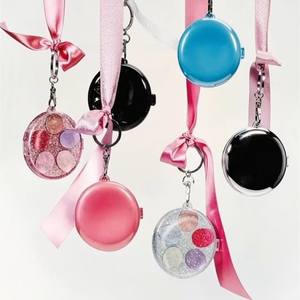 Palette de fards à paupières rose personnalisée à 5 couleurs, boîte à poudre, emballage de blush, conteneur de maquillage, palette de correcteur, boîte à poudre compacte - Product Image 2