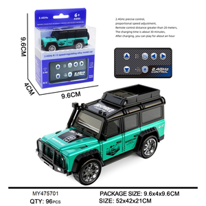 NUOVO Modellino <span class=keywords><strong>Auto</strong></span> in Scala 1:64, Veicolo RC Fuoristrada Mini 2.4G, <span class=keywords><strong>Auto</strong></span> Telecomandata con Rimorchio, Modello in Lega, Velocità Regolabile - Product Image 3