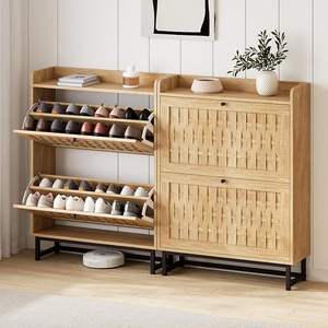 Armoire à chaussures ultra mince Spot Goods Armoire de rangement de <span class=keywords><strong>garage</strong></span> avec logo personnalisé Armoire à chaussures murale sans minimum - Product Image 6