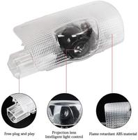 Proyector de luces con logotipo de puerta Toyota Compatible, luz LED 3D fantasma de sombra para Toyota Prius/Sienna/TundraPuddle, accesorios de luz