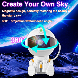 Proiettore Galassia Astronauta con Stella Verde <span class=keywords><strong>Luce</strong></span> Notturna Stellata per Cameretta Bambini <span class=keywords><strong>Luce</strong></span> da Soffitto Colorata USB con Telecomando - Product Image 3