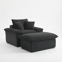 Canapé-lit inclinable moderne en gros, ensemble de canapés modulaires de luxe, meubles de salon, canapé compressé sous vide dans une boîte