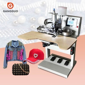 Machine automatique de pose de perles et de rivets pour tissus, outils et vêtements - Product Image 1