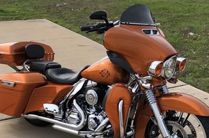 Déflecteur <span class=keywords><strong>de</strong></span> vent Advanblack, spoiler d'air pour carénage avant HD Touring/Glide 2014+, nouveau, prêt pour peinture personnalisée, adaptable/mise à niveau - Product Image 4